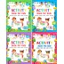 Activity Book For Kids - Colouring, Puzzles, Mazes, Games, Dot To Dot (Set Of 4 Books)